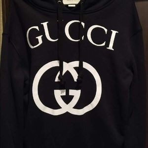 Gucci interlocking g hoodie black